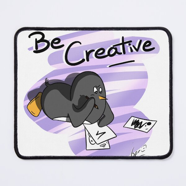 Item preview, "Be Creative", drawing penguin designed and sold by Its6pri1.