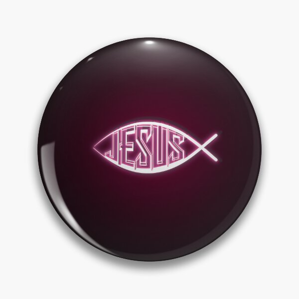 Item preview, Ichtus or Ichthys as a symbol of Christianity in neon style designed and sold by Warih.