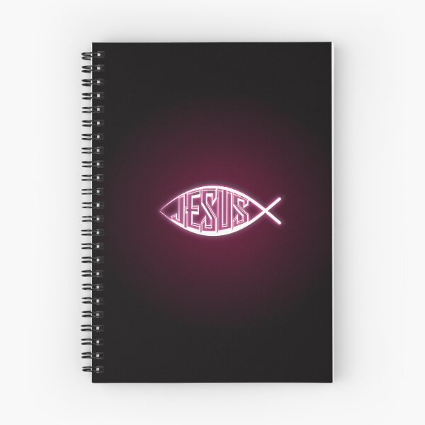 Item preview, Ichtus or Ichthys as a symbol of Christianity in neon style designed and sold by Warih.