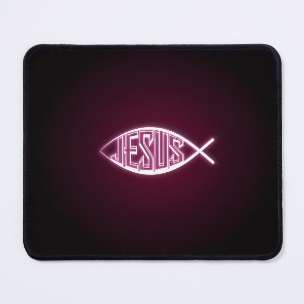 Item preview, Ichtus or Ichthys as a symbol of Christianity in neon style designed and sold by Warih.