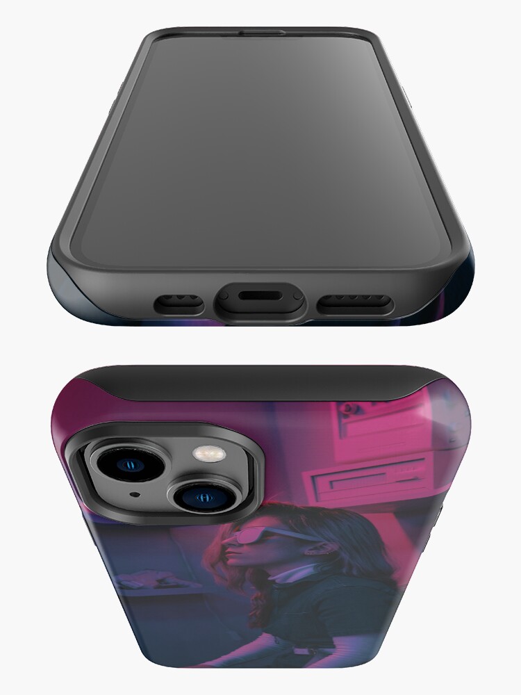 Thumbnail 3 of 4, iPhone Case, Cyberpunk in red designed and sold by Bien Design.