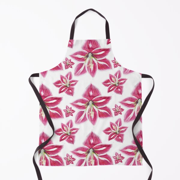 Item preview, Pink amaryllis seamless pattern designed and sold by AleFairyland.
