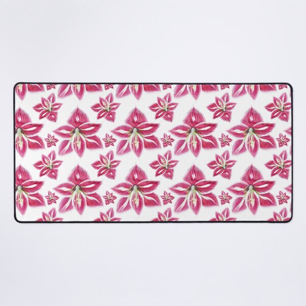 Item preview, Pink amaryllis seamless pattern designed and sold by AleFairyland.