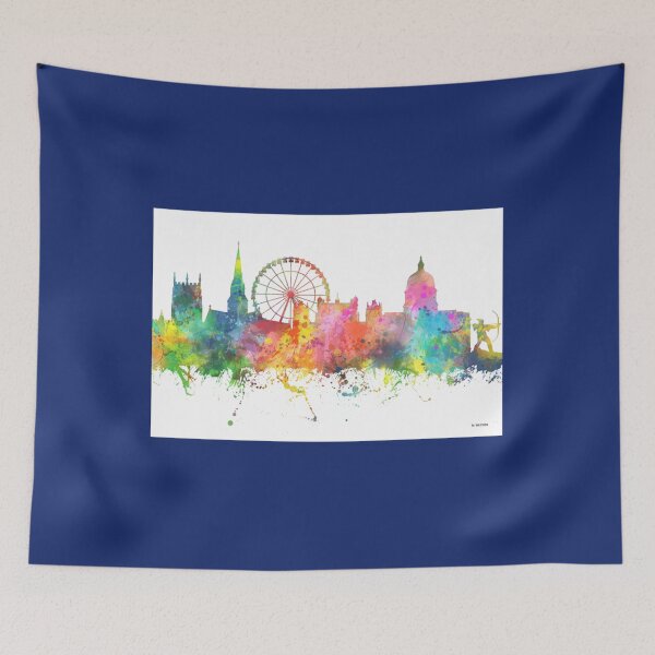 Item preview, Nottingham England Skyline   designed and sold by TeeRexPrint.