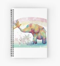The Indigo Elephant Spiral Notebook