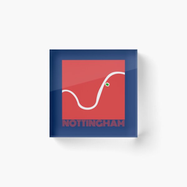 Item preview, Nottingham Forest River Map     designed and sold by TeeRexPrint.