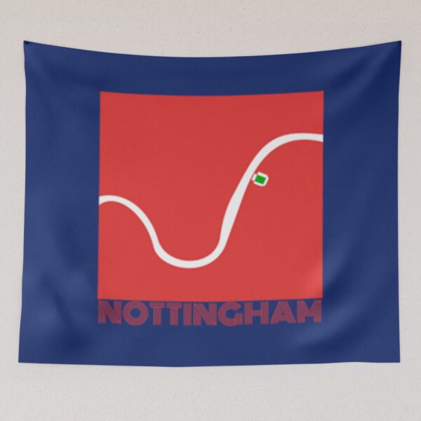 Item preview, Nottingham Forest River Map     designed and sold by TeeRexPrint.
