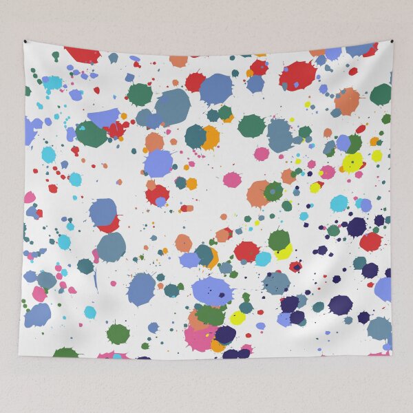Item preview, Cheerful Colorful Paint Splashes designed and sold by LiquidWing.