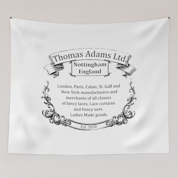 Item preview, Nottingham lace market Thomas Adams distressed   designed and sold by TeeRexPrint.