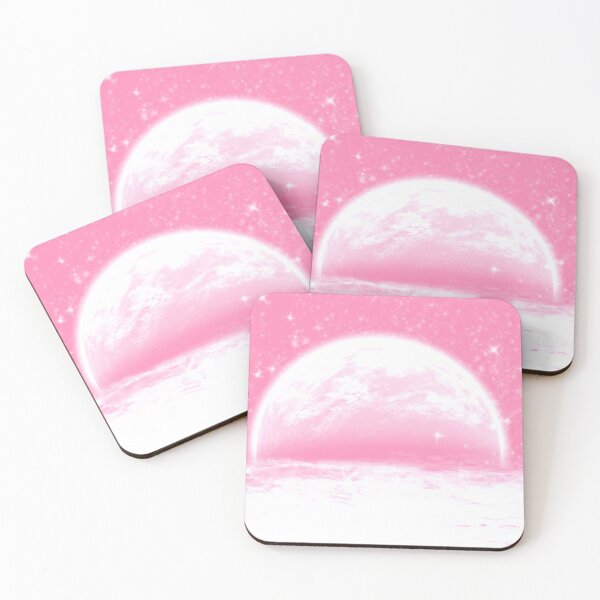 Item preview, Rising Pink moon Art  designed and sold by BEAUTY ⭐⭐⭐⭐⭐.
