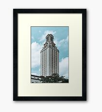 Beautiful day on UT campus Framed Print