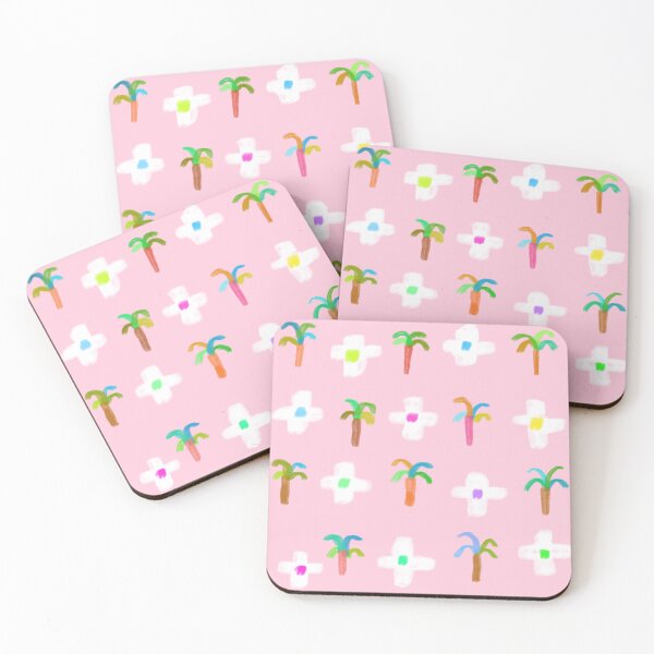 Item preview, Cross and Palm Pink Bright and Colourful pattern designed and sold by Megan O'Brien.