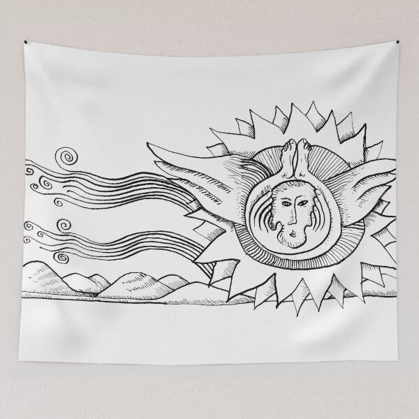 Item preview, Winged hand-feet Human in the middle of the Sun designed and sold by Istvan Ocztos.