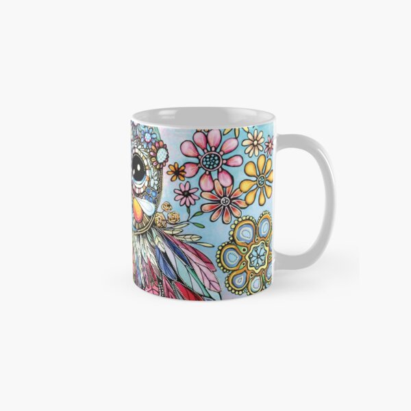 Rainbow of Peace Owl Classic Mug