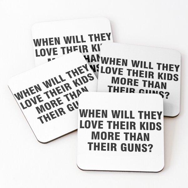Item preview, When will they love their kids more than their guns? designed and sold by allthetees.