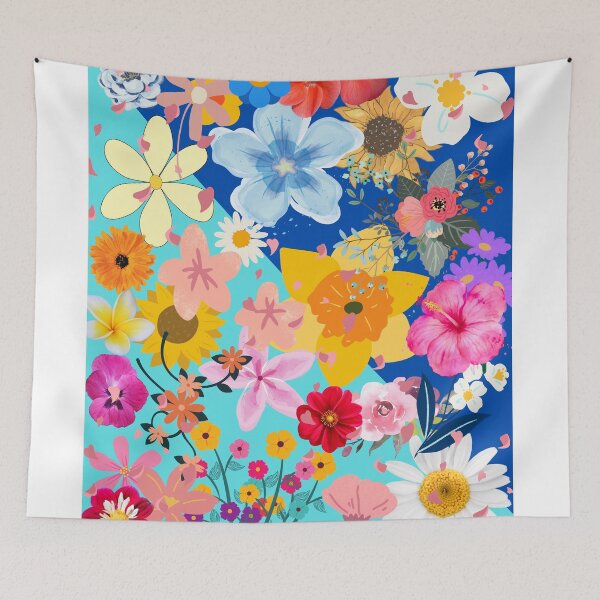 Item preview, Flowers summer happy mood style designed and sold by Cloudpainter.