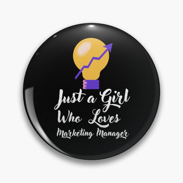 Item preview, Just a Girl Who loves Marketing Manager  designed and sold by WaguinhoTex.