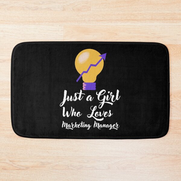 Item preview, Just a Girl Who loves Marketing Manager  designed and sold by WaguinhoTex.