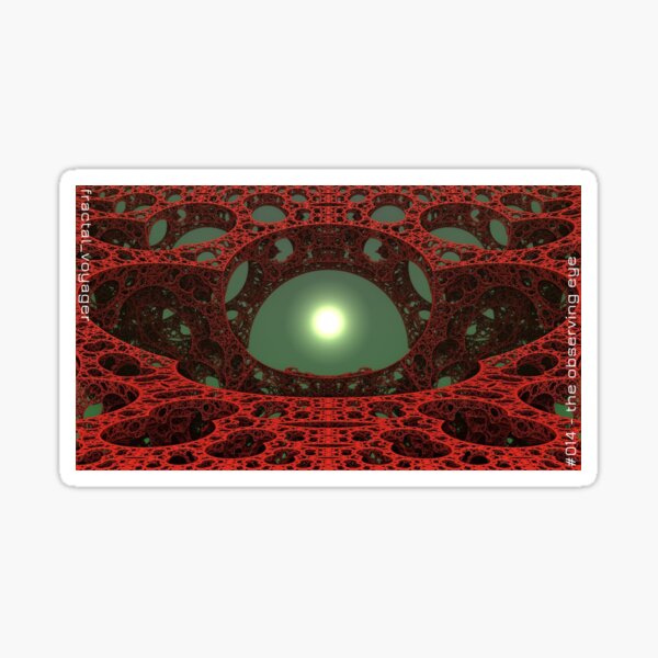 #014 - the observing eye Sticker