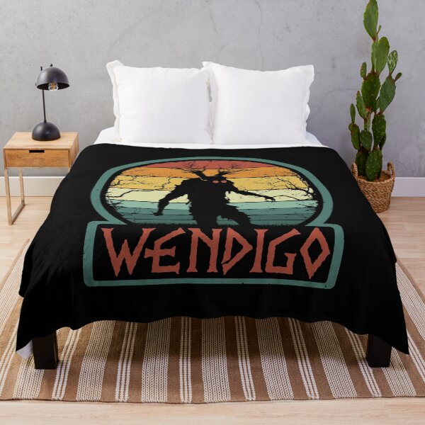 Item preview,  Wendigo - Retro Vintage Algonquian Cryptid Monster  designed and sold by Caslull0909.