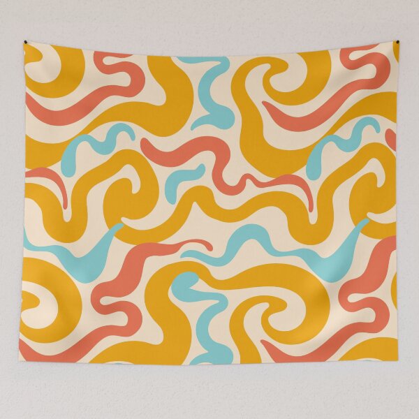 Item preview, Trippy retro design Hippie aesthetic 70s  designed and sold by ElenaJoyDesign.