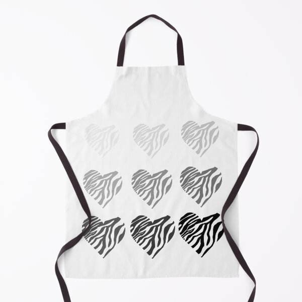 Item preview, gradient zebra heart designed and sold by Audrey Janvier | AJD.