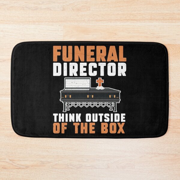 Item preview, Think Outside Of The Box Funeral Director Funny Mortician designed and sold by StrongShirts.