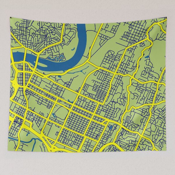 Item preview, Copy of Atlanta Street Map art designed and sold by DimDom.