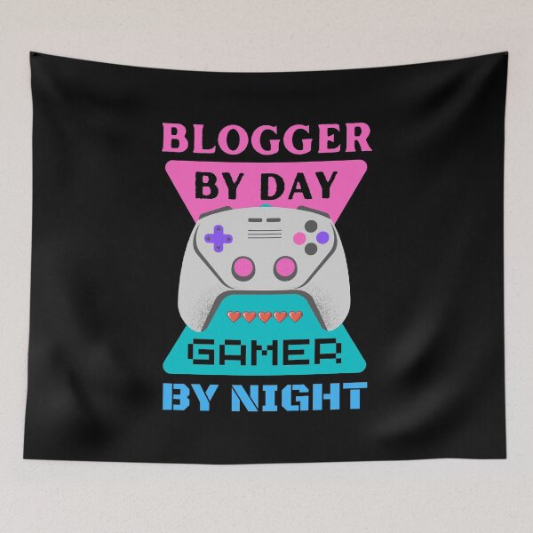 Item preview, Blogger By Day Gamer By Night designed and sold by 9N20.
