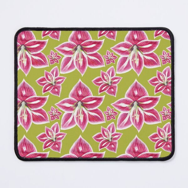 Item preview, Pink amaryllis seamless pattern designed and sold by AleFairyland.