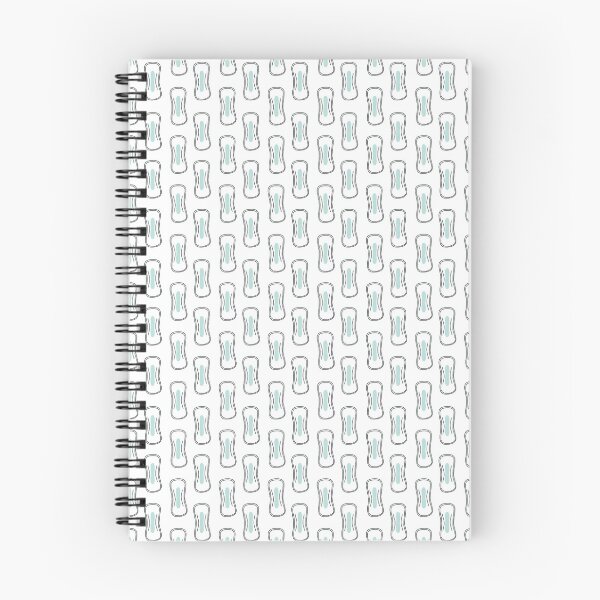 Item preview, sanitary napkin doodle pattern designed and sold by zizimentos.