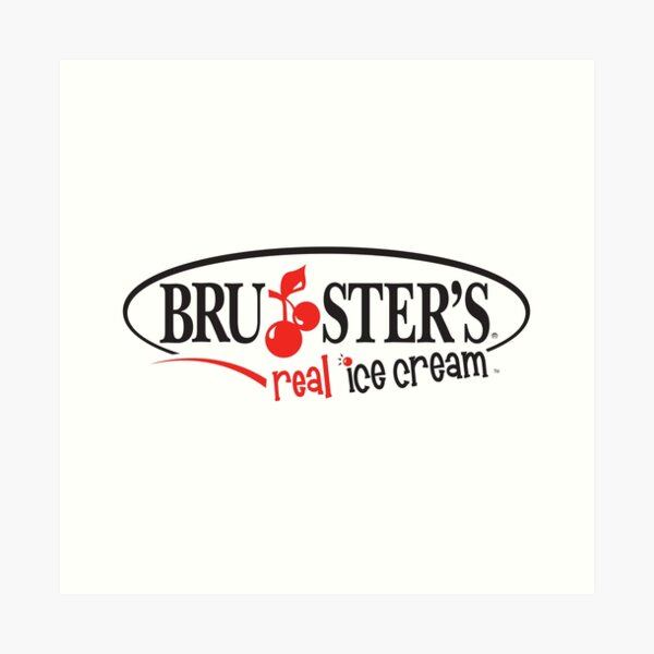 the-best-bruster-s-ice-cream-ice-cream-logo-art-print-for-sale-by-deiotlark-redbubble