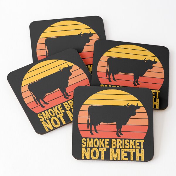 Item preview, Smoke Brisket Not Meth BBQ Barbecue Lovers designed and sold by Luna1Shop.