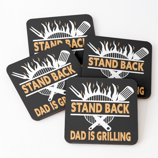 Item preview, Stand Back Dad Is Grilling Father Gift designed and sold by Luna1Shop.