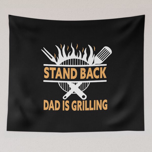 Item preview, Stand Back Dad Is Grilling Father Gift designed and sold by Luna1Shop.