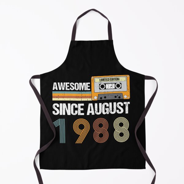 Item preview, Awesome Since August 1988 | Made In 1988 | August Birthday Quotes designed and sold by AMINE ★★★★★.