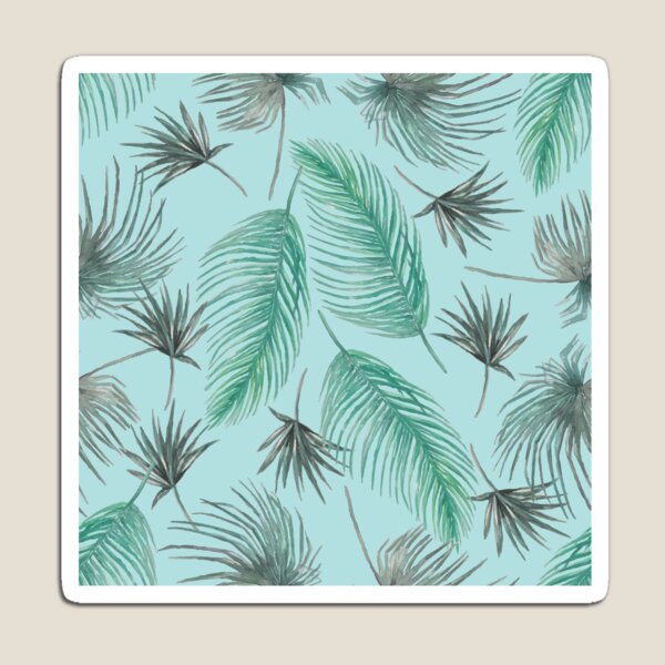 Item preview, Fresh Green Grey Feathery Leaves Pattern designed and sold by Jaydee001.