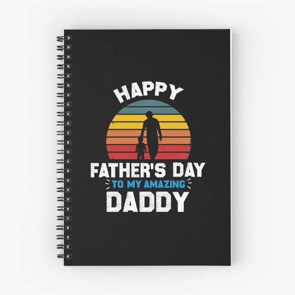 Item preview, Happy Fathers Day To My Amazing Daddy - Happy Father's Day To My Amazing Step-Dad Thanks For Putting Up With My Mom Cool Daughter Gift For Daddy Papa Grandpa Men Fitted T-Shirt designed and sold by AitchDesigns.