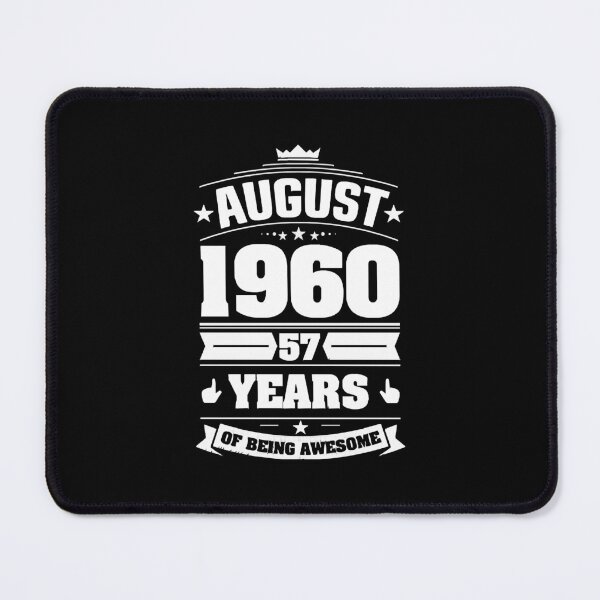 Item preview, Awesome August 1960 57th Birthday Gifts Funny designed and sold by KathrineSandnes.