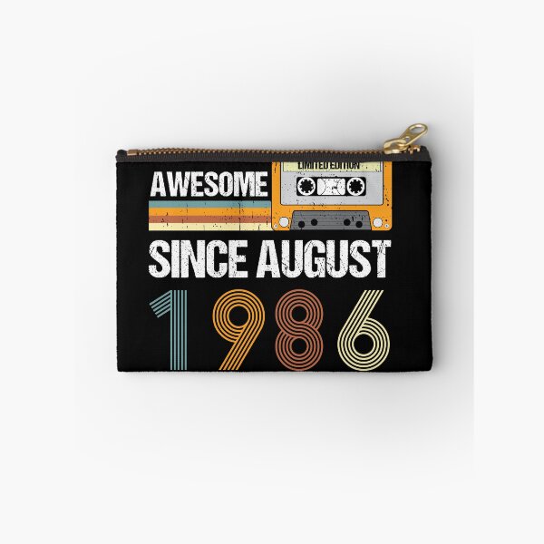 Item preview, Awesome Since August 1986 | Made In 1986 | August Birthday Quotes designed and sold by AMINE  ★★★★★.