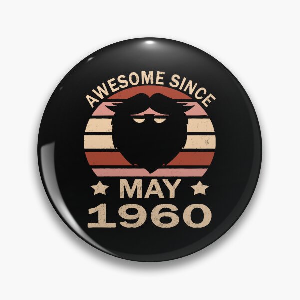 Item preview, Awesome Since 1960 60th Birthday Gift  designed and sold by KathrineSandnes.