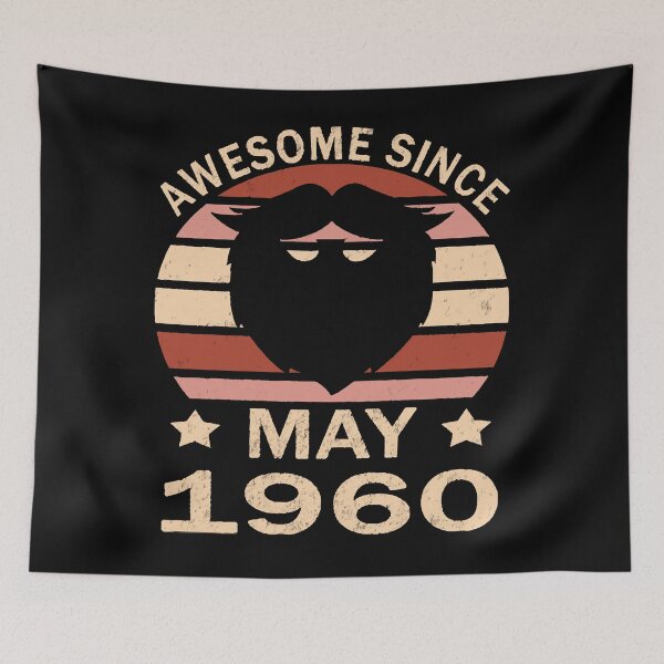 Item preview, Awesome Since 1960 60th Birthday Gift  designed and sold by KathrineSandnes.