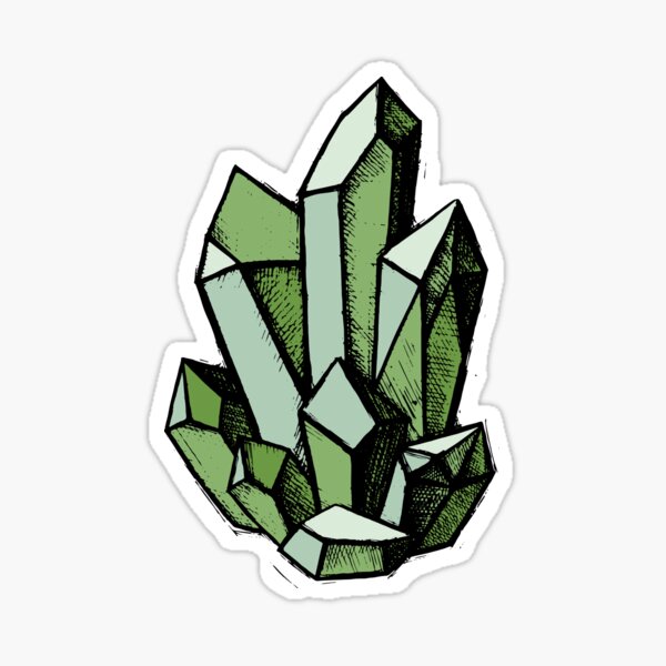 Crystals Sticker