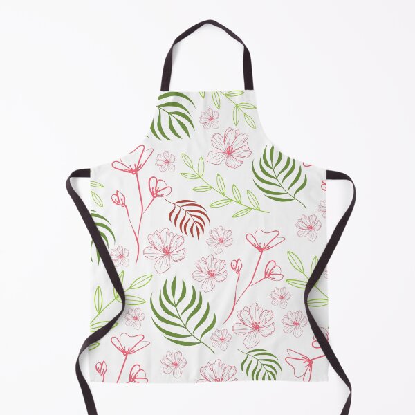 Item preview, Foliage pattern with flowers and leaves designed and sold by wildpiksel.