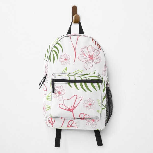 Item preview, Foliage pattern with flowers and leaves designed and sold by wildpiksel.