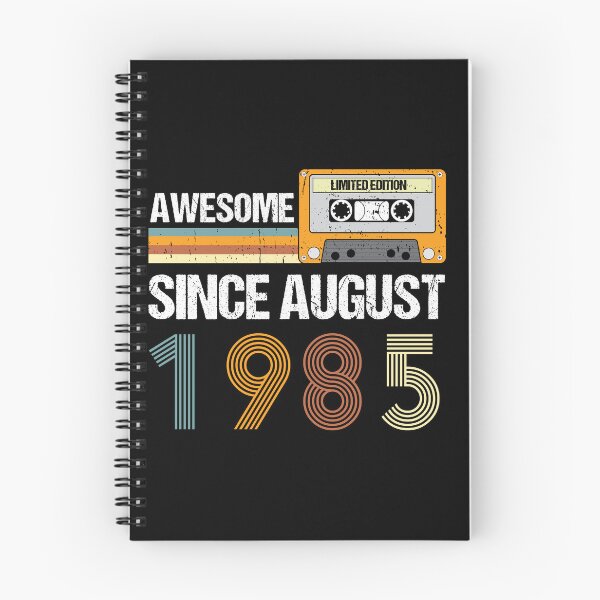 Item preview, Awesome Since August 1985 | Made In 1985 | August Birthday Quotes designed and sold by AMINE  ★★★★★.