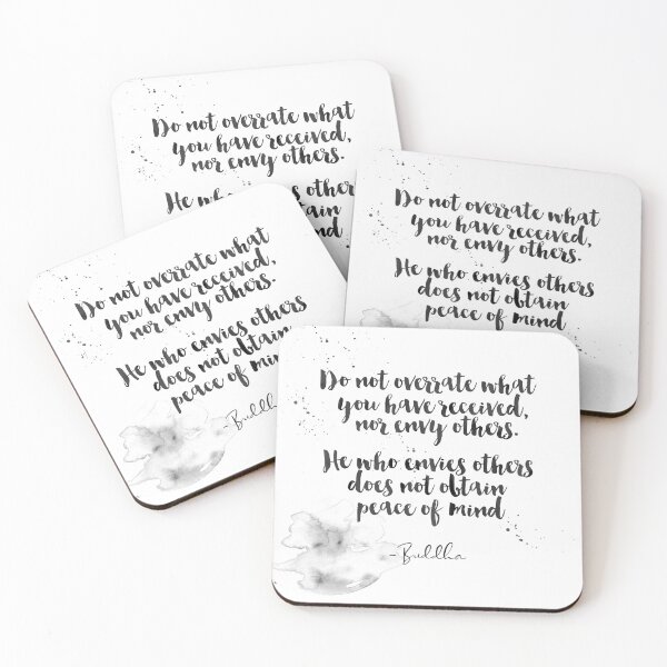 Item preview, He Who Envies Others Does Not Obtain Peace Of Mind - Quotes From Buddha On Life designed and sold by Buddhaport.