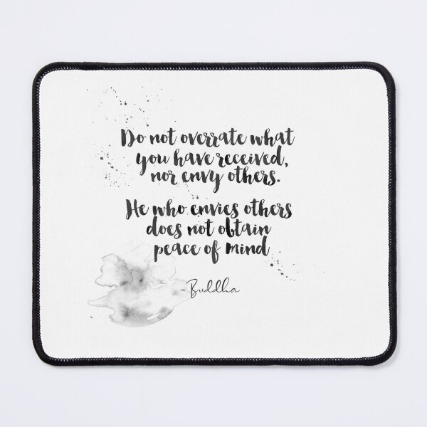 Item preview, He Who Envies Others Does Not Obtain Peace Of Mind - Quotes From Buddha On Life designed and sold by Buddhaport.