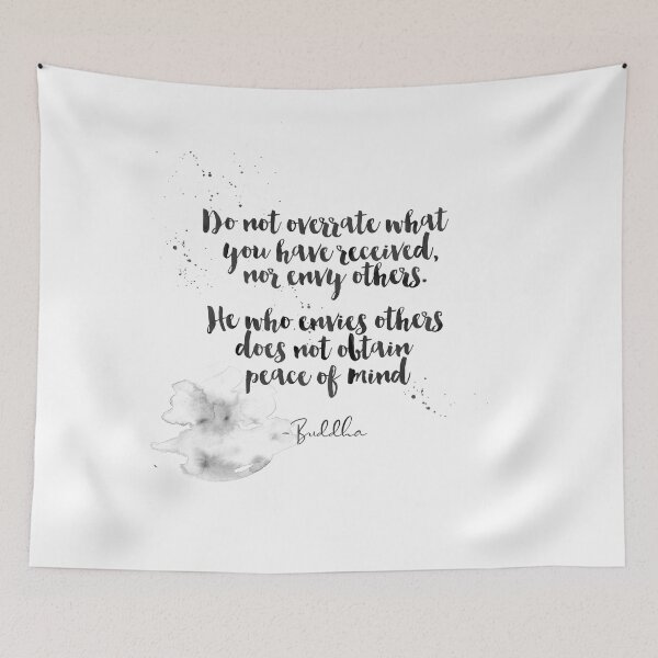 Item preview, He Who Envies Others Does Not Obtain Peace Of Mind - Quotes From Buddha On Life designed and sold by Buddhaport.