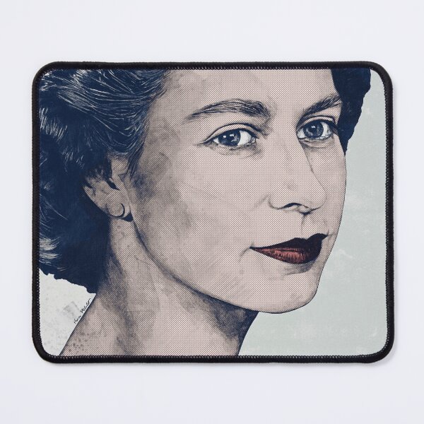 Item preview, Young Queen Elizabeth II colored pop art portrait designed and sold by Marco Paludet.